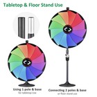 Winspin 36  Prize Wheel Tabletop Or Floor Stand Fortune Dual Use Spinning Wheel