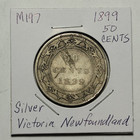 1899 Newfoundland Silver 50 Cents Half Dollar  Victoria Nfld M197