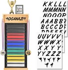 12 Karate Belt Organizer Display Case Taekwondo Medal Hanger Trophy Photo Rack