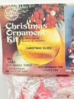 Rare Walco Christmas Elves Makes 3 Sequin Bead Nos Vintage Ornament Kit Pixies