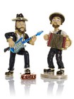 Keren Kopal Guitar And Accordio Music Player Trinket Box Decorated  crystals