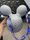 Disney Parks 2025 Epcot Spaceship Earth Mickey Balloon Light-up Popcorn Bucket