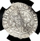 Crusaders  Cilician Armenia  Levon I  1198-1219  Silver Tram  Ngc Au Details