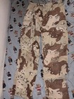Us Army Pants Chocolate Chip Desert Storm Camo Combat Bdu Medium Long 32x32