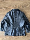 Vintage 80s 90s Black Leather Pelle Thinsulated Ultra Insulation Size L