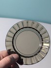 Ashtray Vintage 4 5  Brown Glass Round
