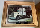 Vintage 1976 Kenworth Vit 200 Semi Truck 18 Wheeler Carnival Mirror Wood Glass