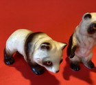 Bone China Miniatures Panda Bear Figurines 1960 s Japan