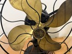 1926 Oscillating Antique Emerson Cast Iron 4 Brass Blade Desk Fan Type 29646