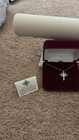 Camrose   Kross Jbk Silver Tone And Simulated Diamonds Cross Necklace