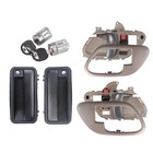 Front Door Handle And Lock Cylinder With Key Set For 95-02 Chevrolet Gmc Yukon