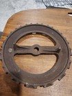 Vintage Cast Iron Seed Plate Sprocket Gear Farm Steampunk  5 