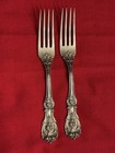 2 Reed   Barton Francis I Sterling Dinner Forks 8    Long Old Pat date 5 3 Troy Oz