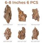6-8 Inches Natural Dragon Stone 6 Pcs Aquarium Rocks For Aquascaping  Aquariu   