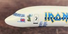 Iron Maiden Eddie  boeing 757 Airplane  Somewhere Back In Time World Tour 08