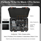 Case For Dji Mavic 3 Pro Drone  Waterproof Hard Cases With Foam For Mavic 3 Pro