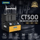 Autool Ct500 Fuel Injector Tester Machine Gdi Ultrasonic Fuel Injector Cleaner 