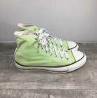 Vtg Converse All Star Chucks Taylor Usa Made Lime Green Hi-top Mens Sneakers 7 5