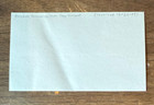 Fay Vincent Autograph Signed 3 X 5 Index Card - Mlb Commissioner