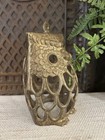 Vintage Brass Hanging Owl Figurine 6 5   