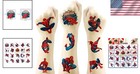 20 Sheets Spiderman Temporary Tattoos For Kids  Superhero 5x5cm  Spide