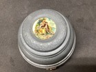 Vintage Musical Powder Puff Vanity Box