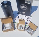 Black Nutrichef Homebrew Mini Keg Beer Dispenser 128oz Open Box