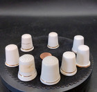 Lot Of 8 Thimbles Collection Includes Minnie Walt Disney And  Queen Elizabeth