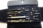 Vintage Drafting Set In Eugene Dietzgen Co  Case 9 Piece Set Collectible