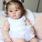 Reborn Baby Dolls 24  Lifelike Cloth Body Realistic Girl Newborn Toddler Doll