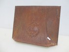 Antique Cast Iron Fire Hood Canopy Vintage Old Victorian Husks Wreath