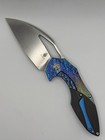 Kizer Megatherium Elijah Isham Custom  Made Folding Knife New Ki4502l1