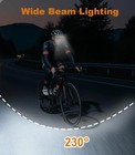 230   Broadbeam Led Headlamp Rechargeable  Skin-friendly Silicone Band   Wide Lig