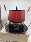 Vintage Cornwall Red Electric 1 5 Qt Fondue Pot Set Forks Box Manual Works