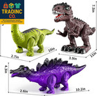 3-pack Electronic Walking Dinosaur Toys For Toddlers 2-4  Moving Dinosaurs Toys