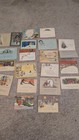 Lot 40  Antique vintage Christmas Holiday Greeting Cards 1920s - 1930 s Postcard
