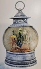 Rare Cracker Barrel Exclusive Seahorse Glitter Globe Lights Up Spinning Water