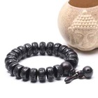 Tibetan Buddhist Male Om Mani Padme Hum Bracelet Wood Mala Prayer Beads Men