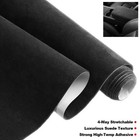 Alcantara Suede Self-adhesive Fabric Wrap Car Interior Door Panel Diy Sticker