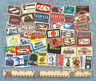 Lot Of 45 Matchbox Labels Vintage Worldwide Variety Safety Match Foreign Labels