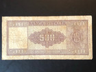 1947 Italy 500 Lire Banknote Currency - Circulated