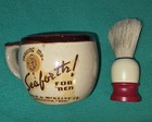 Rare Stoneware Vtg  Seaforth Shaving Mug Alfred D  Mckelvy Co  Ny With Soaps 