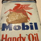 Vintage Mobil Pegasus Household Handy Oil Can Nice Clean Displayable  No Lid