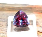 Natural Color Change Alexandrite 9 35 Ct  Trillion Cut Certified Loose Gemstone