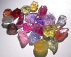 Mixed Color Umba Sapphire Rough Parcel  22 80 Crt