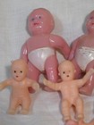 Vintage Renwal Usa  1950 s 3 Plastic Doll  Jointed   2 1 4  Tall   5 Others