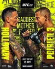 Hot    Fight Poster Ufc 318 Poster Max Holloway Vs Dustin Poirier 3 Poster