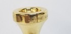 Jet Tone  Studio Model 1 M Trumpet Mouthpiece Gold   Silver Plated Finish  