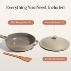 Our Place Large Always Pan 2 0 12 5    Ceramic Nonstick Pan W Lid Steam Read