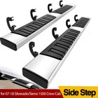 6  Running Boards For 07-18 Silverado Sierra 1500 2500hd Crew Cab Side Step Bars